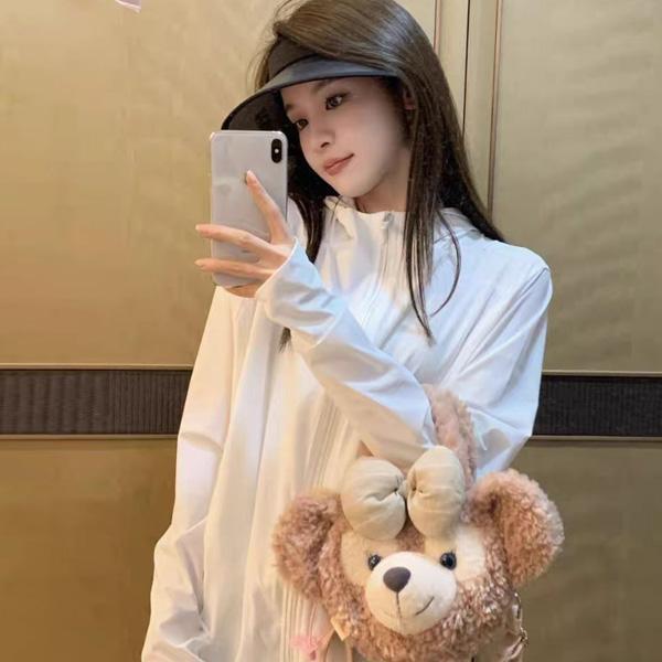 ALORA 溫柔~正肩冰絲薄款速乾外套 