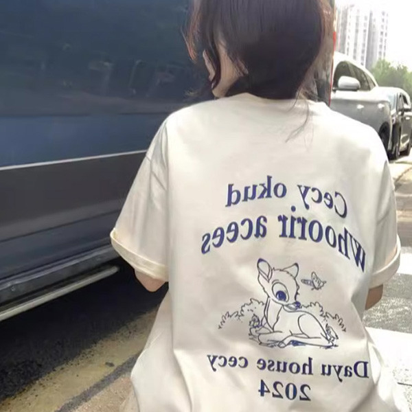 ALORA 可愛小鹿印花短T 