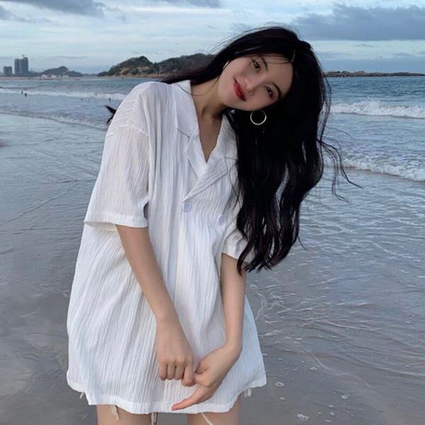 ALORA 鬆弛感西裝領襯衫 