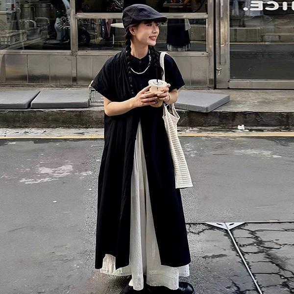 ALORA 日式風格疊穿襯衫套裝 