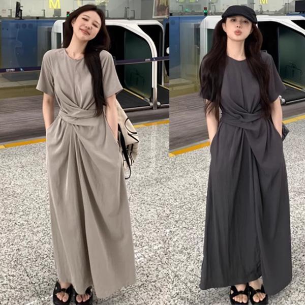 ALORA 超美腰部扭結洋裝 