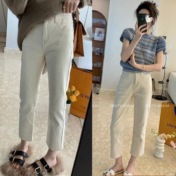 ALORA 經典百搭九分牛仔褲 