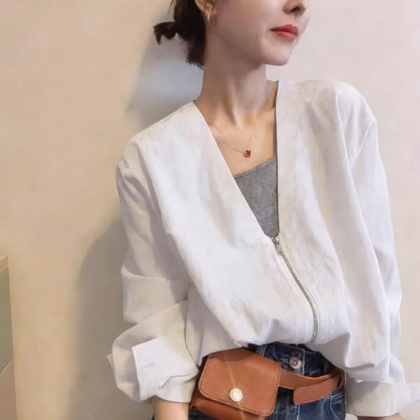 ALORA 簡約質感假兩件造型上衣 