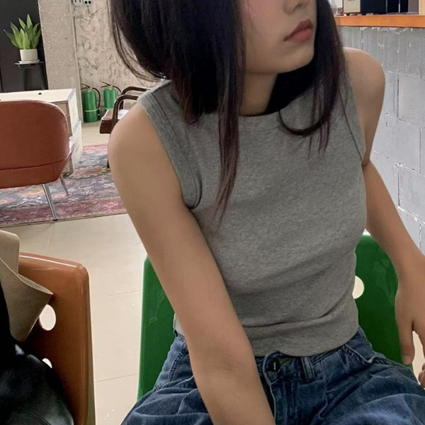 ALORA 巨彈力圓領背心 