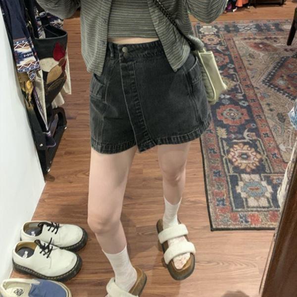 ALORA 一片式牛仔褲裙 