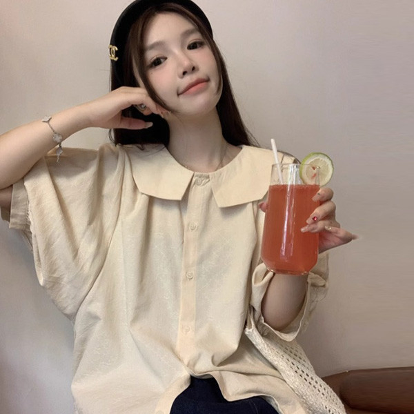 ALORA 優雅娃娃領襯衫 
