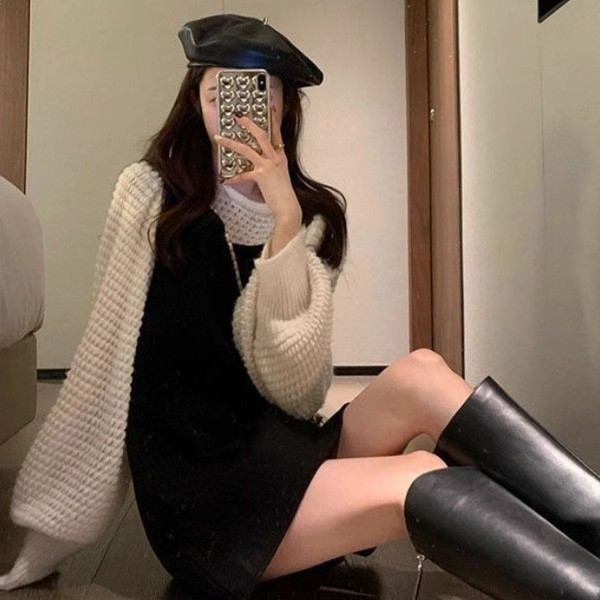 ALORA 高級感小香風套裝洋裝 