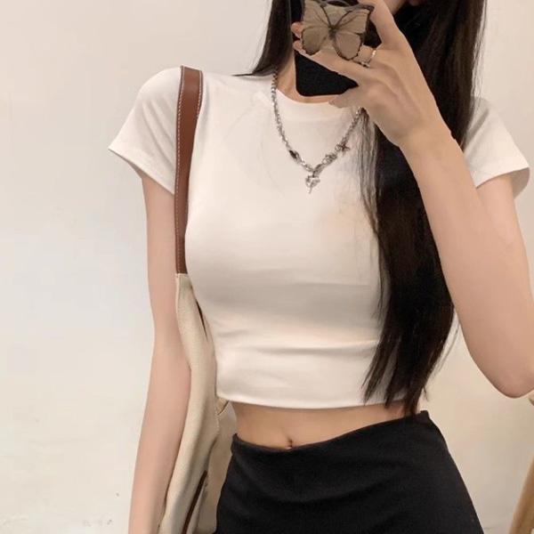 ALORA 辣妹!人手一條短版棉短T 