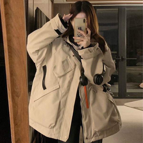 ALORA 爆款!厚款夾棉衝鋒外套 