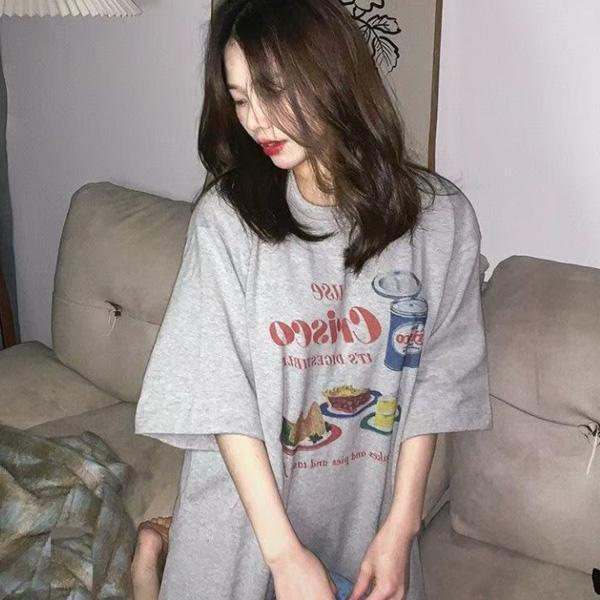 ALORA 汽水罐子印花短T 