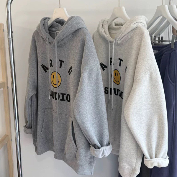 ALORA 治癒笑臉連帽衛衣 