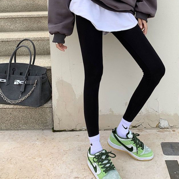 ALORA 秋冬百搭加絨內搭褲 