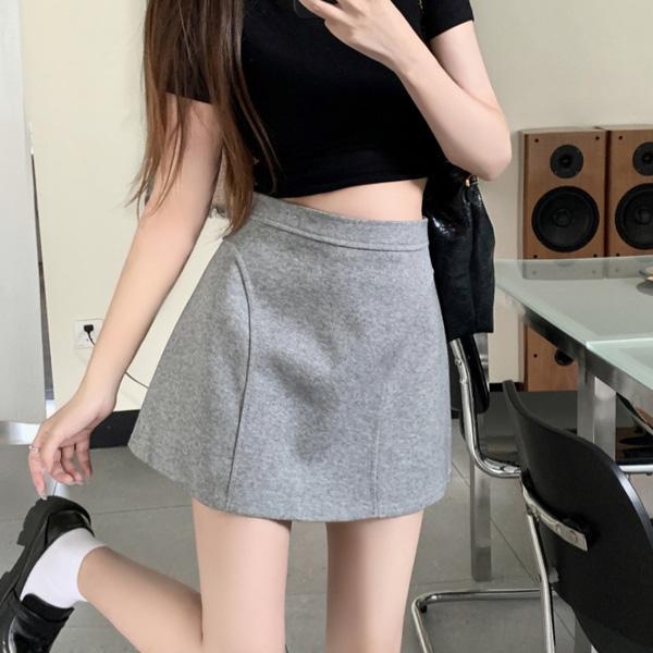 ALORA 顯瘦立體線條A字裙 