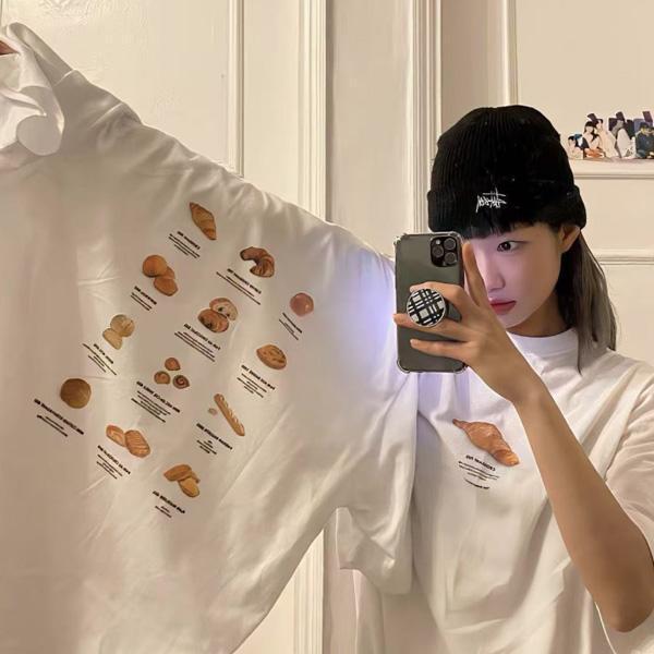 ALORA 多款麵包印花短T 