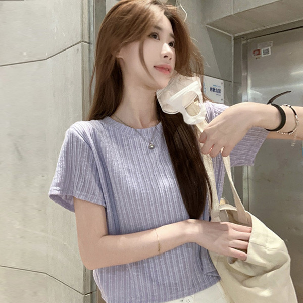 ALORA 小眾坑條款短版T 