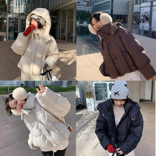 ALORA 韓妞推薦鋪棉外套(帽可拆) 