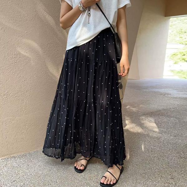 ALORA 小星星印花長裙 