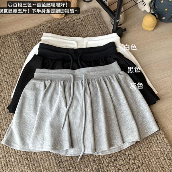 ALORA 褲頭鬆緊A字裙 