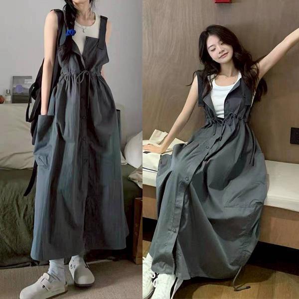 ALORA 韓國網紅爆款亞瘦遮肉吊帶兩件 