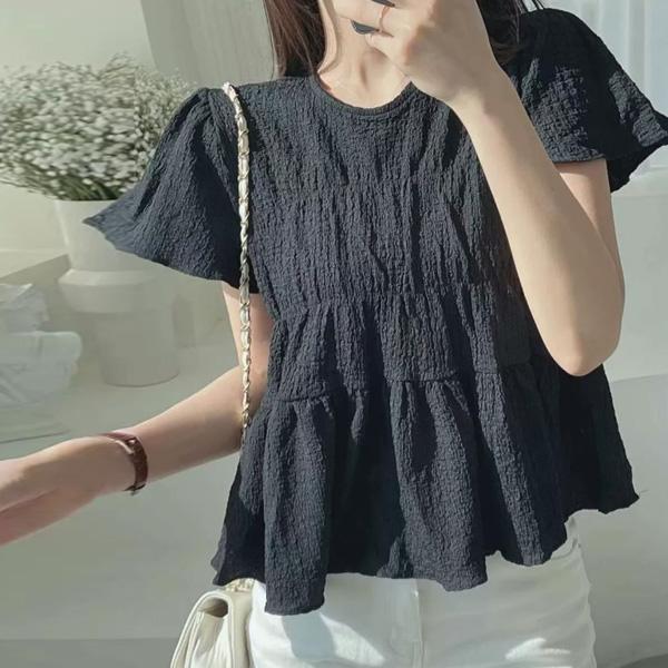 ALORA 可愛收腰雪紡娃娃杉 