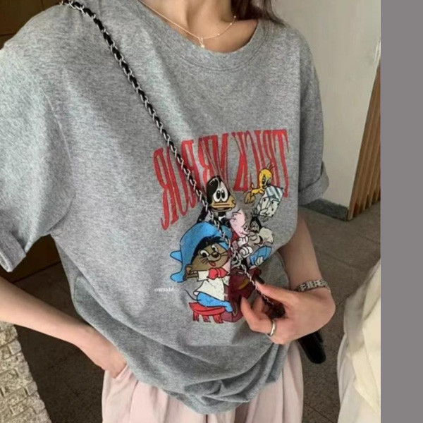 ALORA 好多動物卡通人物短T 