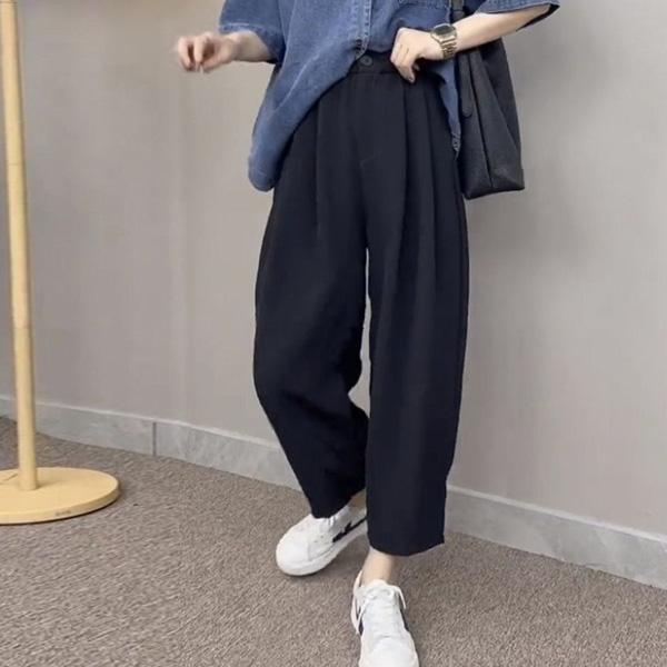 ALORA 冰絲感哈倫西裝褲 