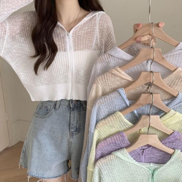 ALORA 夏季多色薄款罩衫外套 