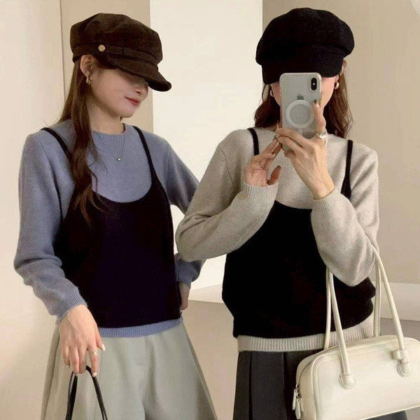 ALORA 軟糯針織兩件式套裝 