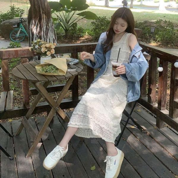 ALORA 滿滿蕾絲蛋糕洋裝 