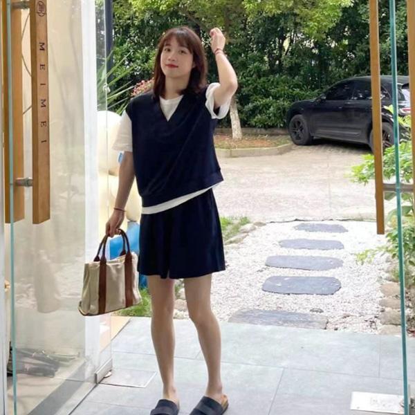 ALORA 運動假兩件背心套裝 