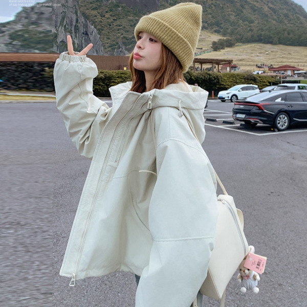 ALORA 必推款!夾棉衝鋒連帽外套 