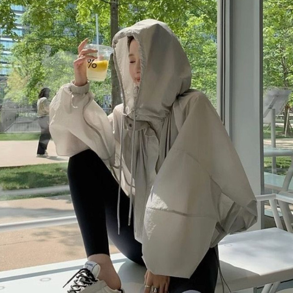 ALORA 鬆弛感大帽子防曬外套 