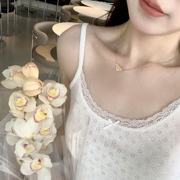 ALORA 小愛心提花吊帶背心 