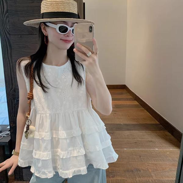 ALORA 分圍感氣質百搭蕾絲背心 