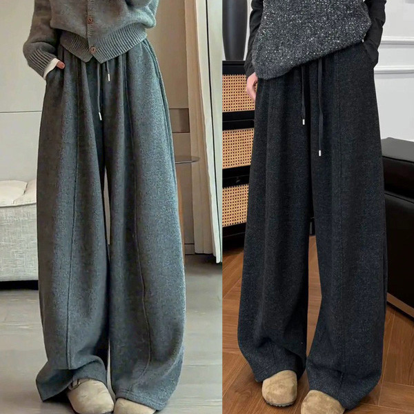 ALORA 暖感內刷絨彎刀褲 