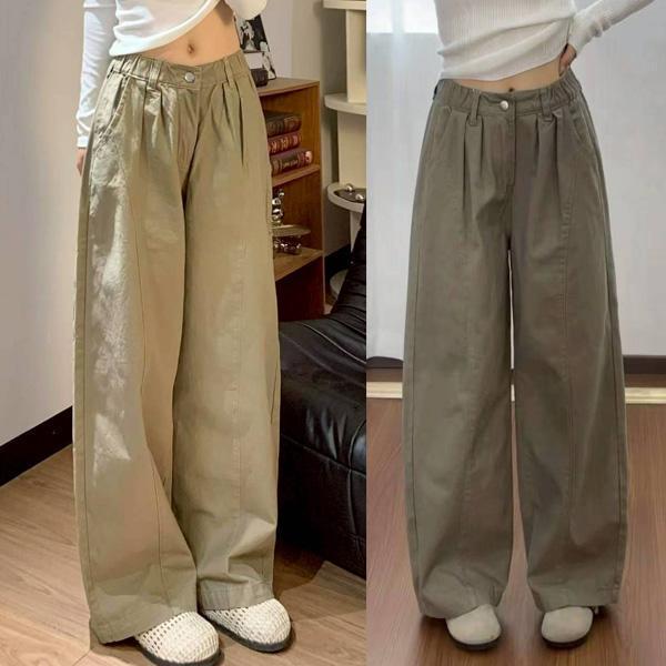 ALORA 好看神褲!工裝直筒休閒褲 