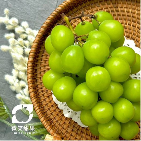 原裝5房韓國麝香葡萄-特惠價 韓國麝香葡萄、進口水果、精品水果、甜香葡萄、節慶送禮、水果禮盒推薦、冷藏宅配、新鮮水果、禮盒首選、Smile水果