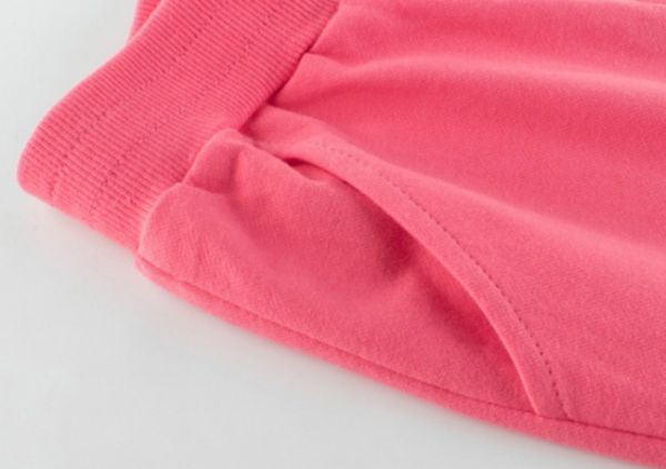 【現貨】女童可愛太陽花刺繡 休閒長褲 運動長褲 