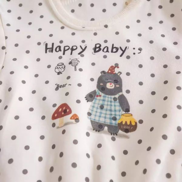 女童點點 長袖上衣 印花上衣