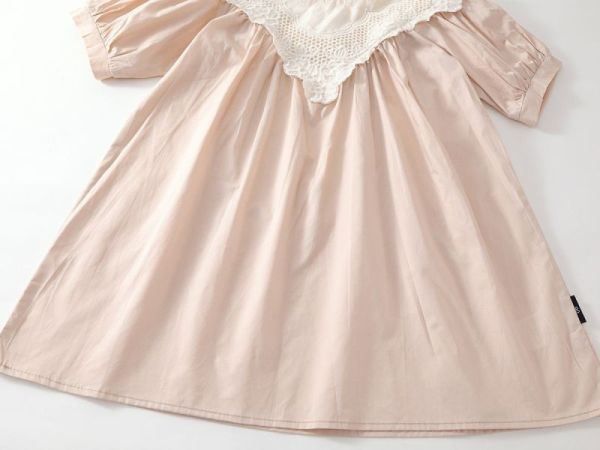 【現貨】女童碎花 泡泡袖 短袖洋裝 連身裙 