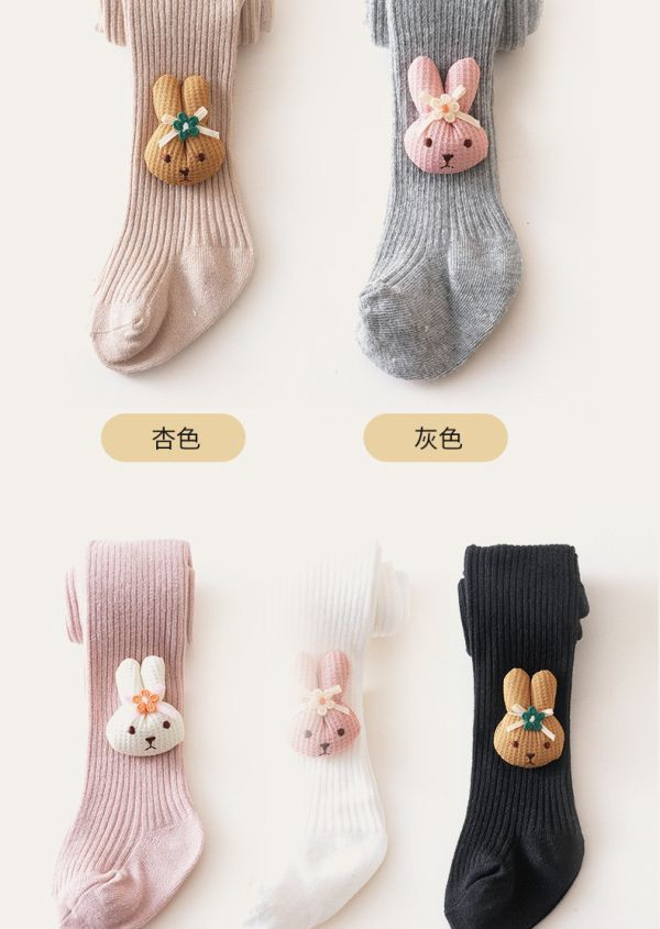 【現貨】女童可愛立體兔子褲襪 甜美褲襪 