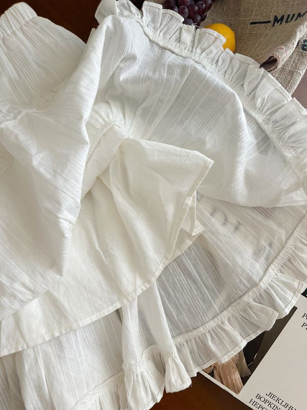 【現貨】女童蛋糕裙 半身長裙 層次長裙