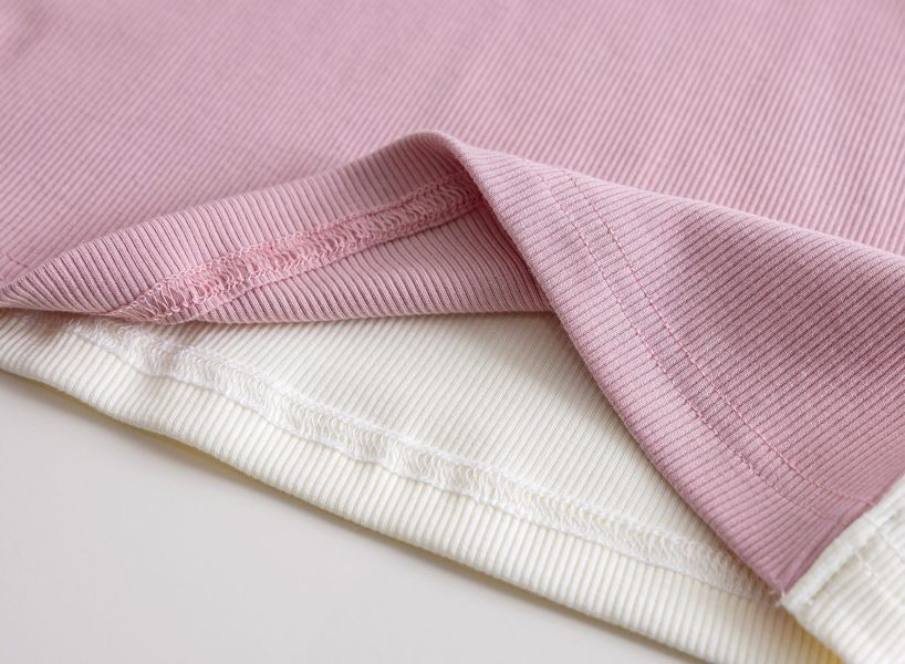 女童假兩件 甜美上衣 長袖上衣