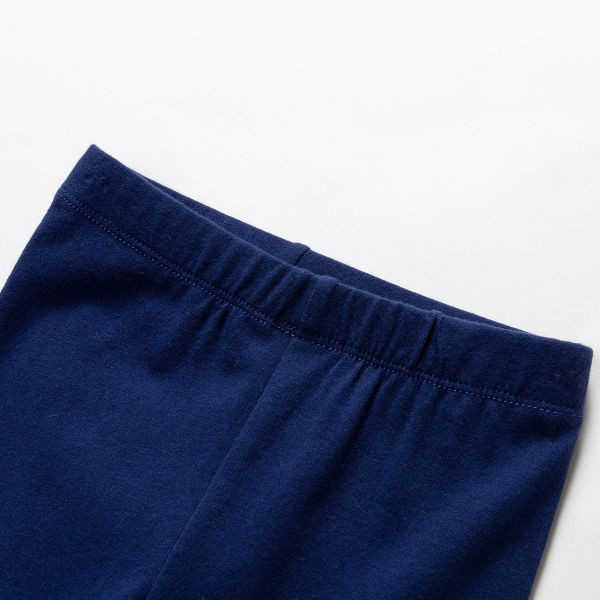 【現貨】女童可愛貓咪刺繡貼布 舒適內搭長褲 百搭彈性褲子 