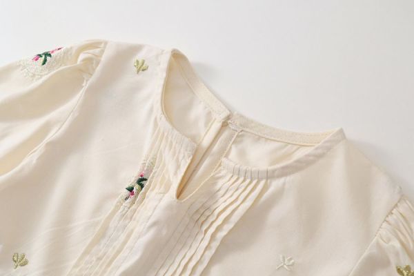 【現貨】女童浪漫刺繡 長袖洋裝 連身裙 