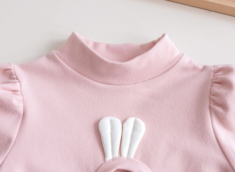 女童可愛兔子立體 長袖上衣