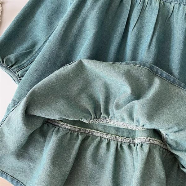 【現貨】女童牛仔長袖洋裝 連身裙 