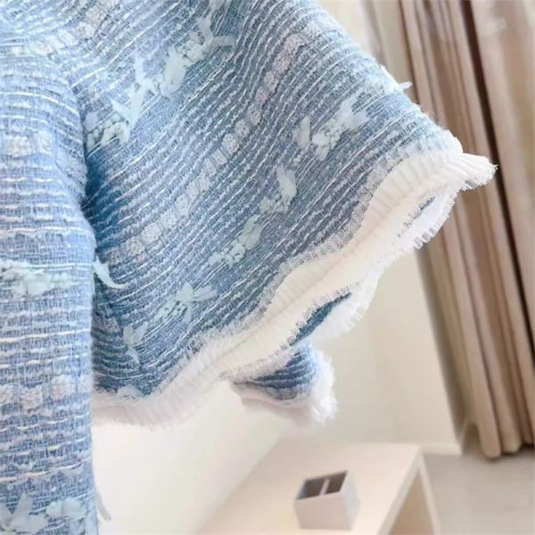 【現貨】女童毛呢小香風外套 愛心裝飾牛仔長褲 