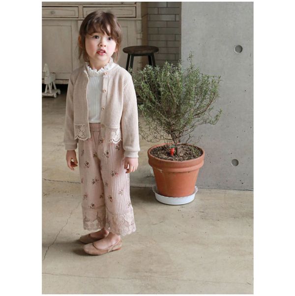 女童立領蕾絲 內搭韓版 彈性上衣