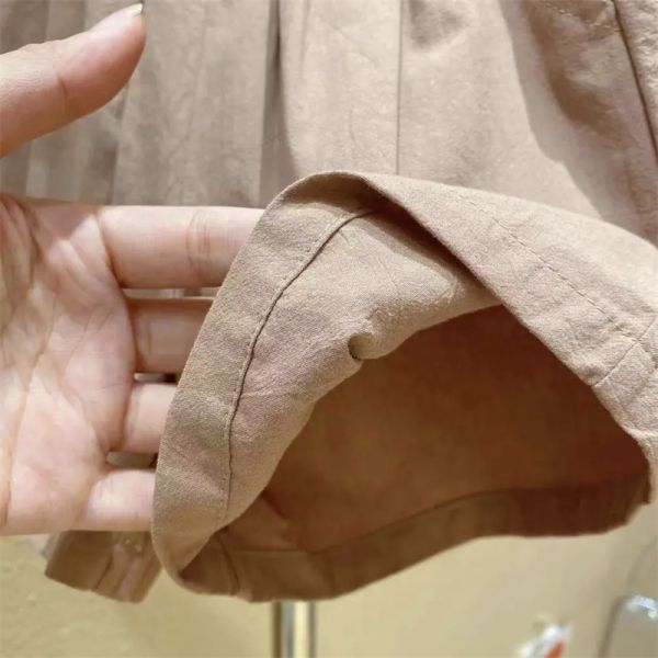 【現貨】親子裝 女童荷葉百褶上衣+休閒短褲 母女裝 短袖套裝 